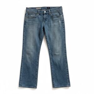 AG Tomboy Relaxed Straight Cropped Jeans